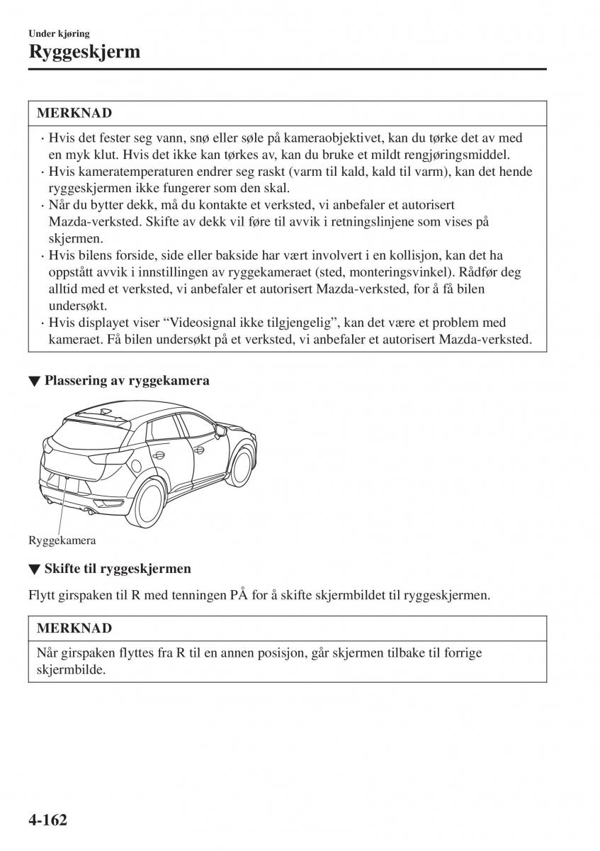 Mazda CX 3 bruksanvisningen / page 296