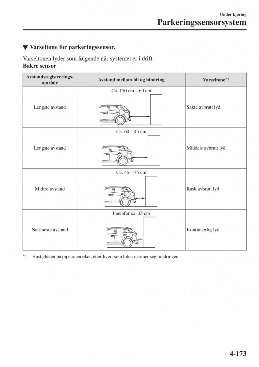 Mazda CX 3 bruksanvisningen / page 307