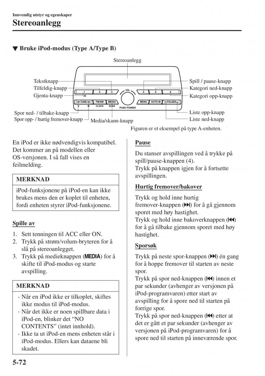 Mazda CX 3 bruksanvisningen / page 380