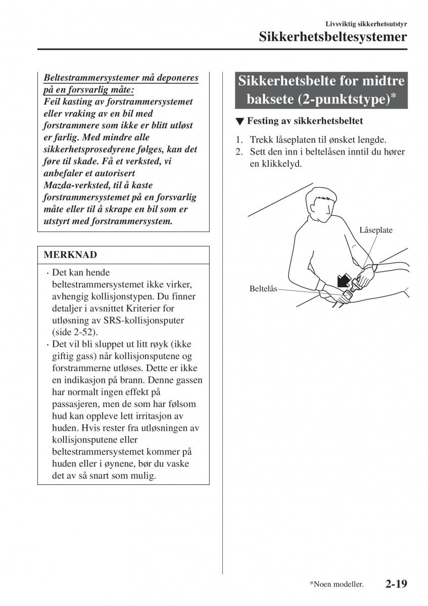 Mazda CX 3 bruksanvisningen / page 39