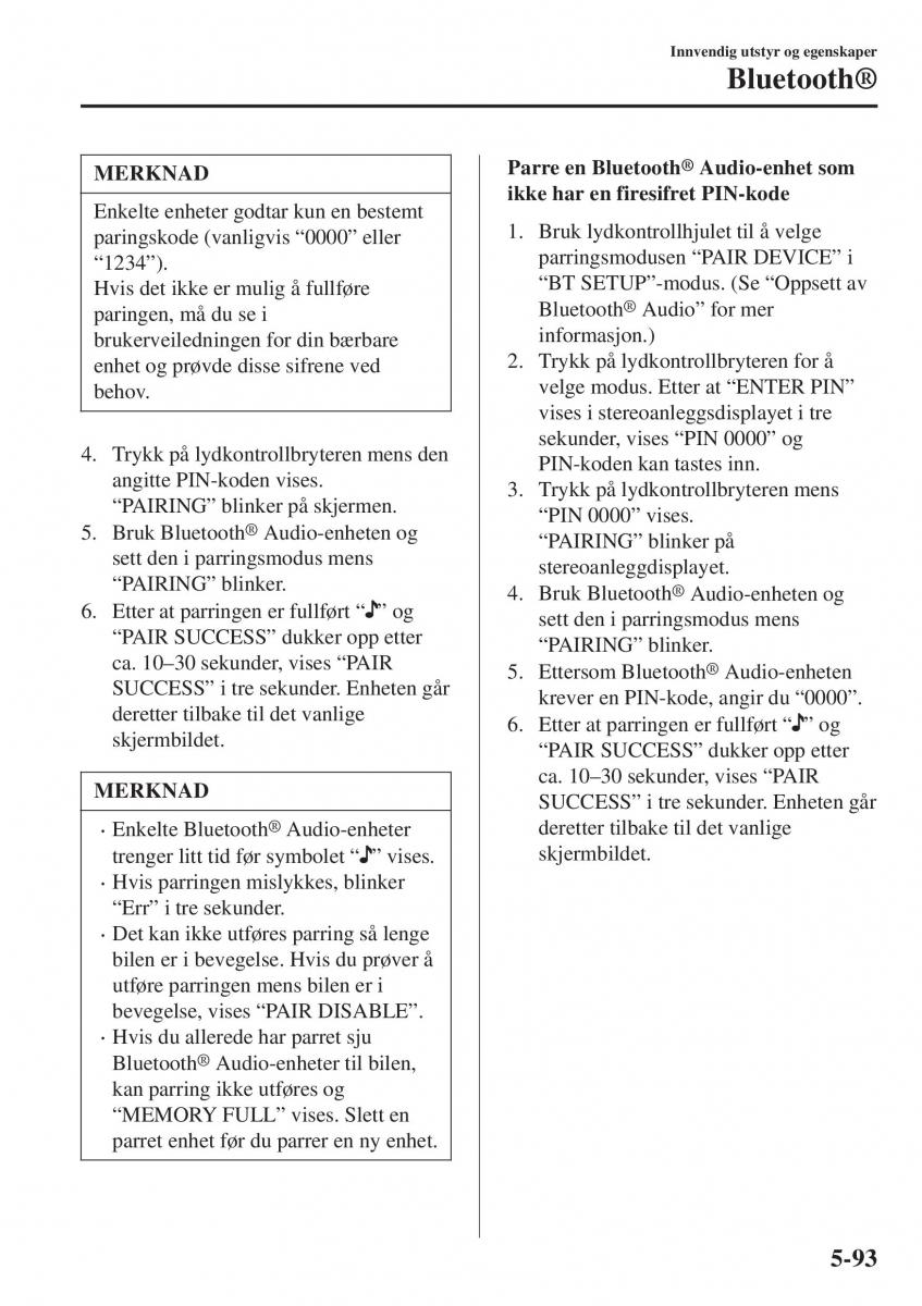 Mazda CX 3 bruksanvisningen / page 401