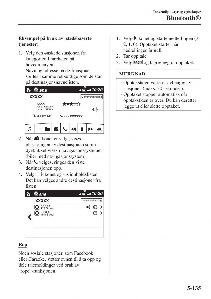 Mazda CX 3 bruksanvisningen / page 443