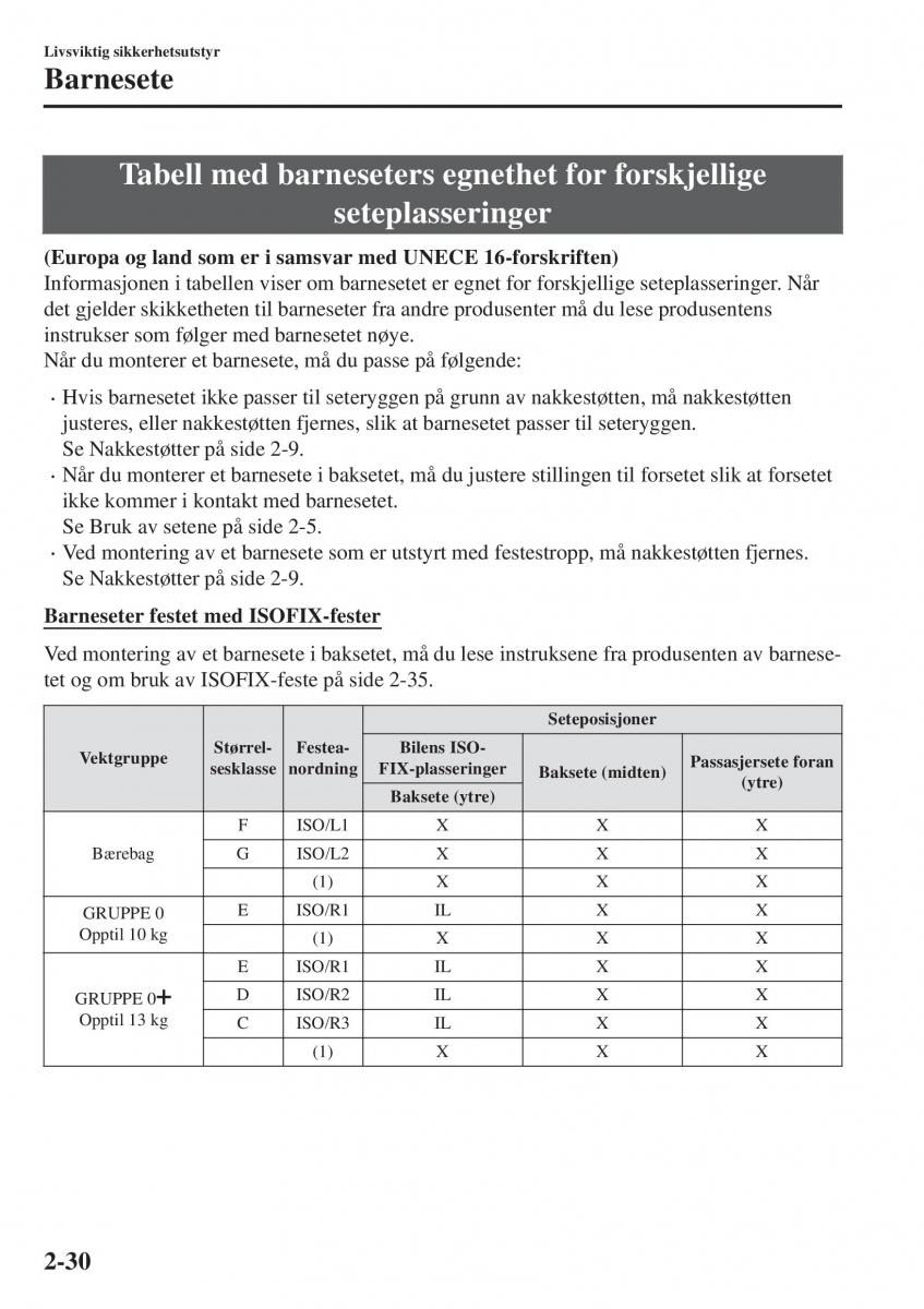 Mazda CX 3 bruksanvisningen / page 50