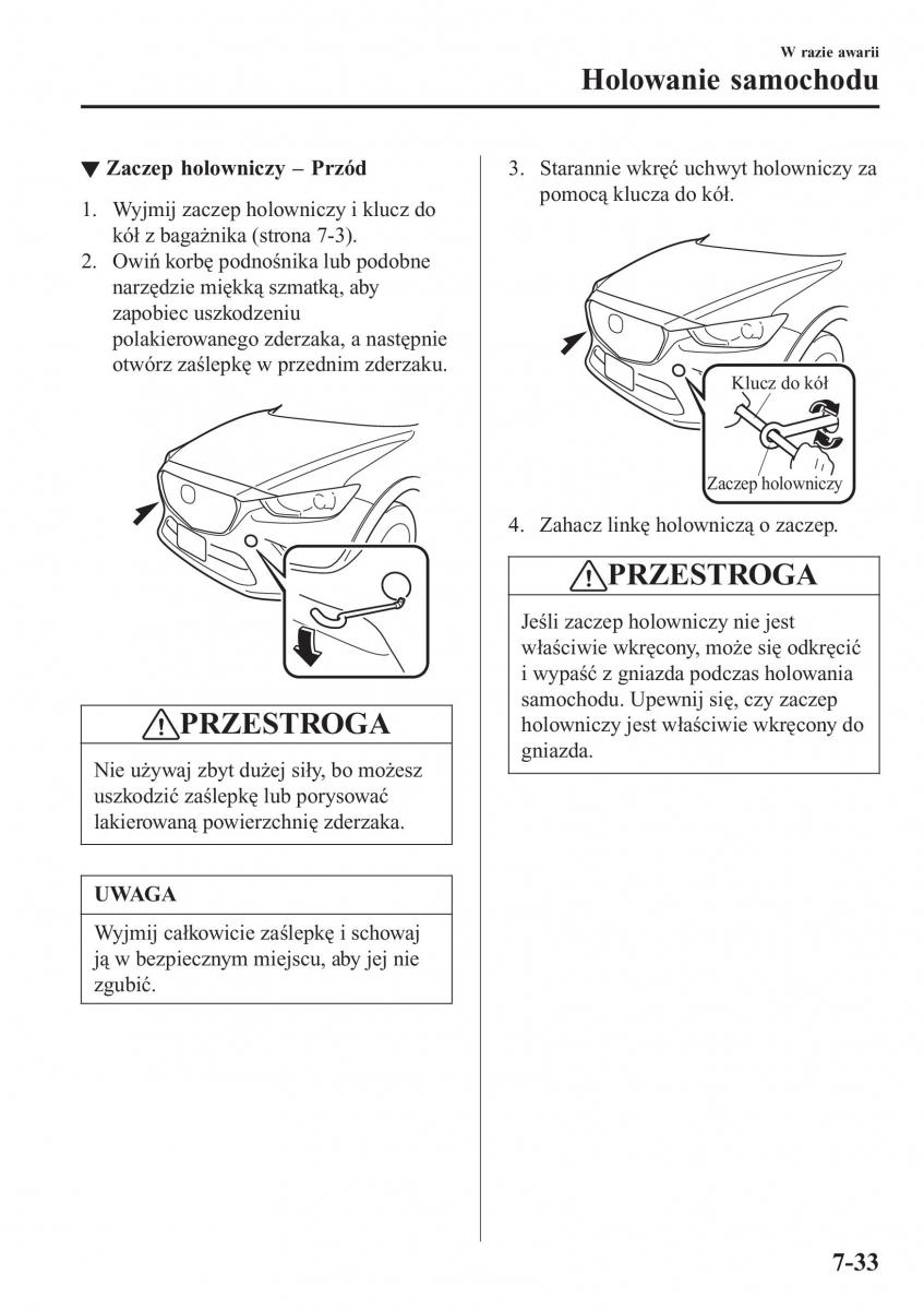 Mazda CX 3 instrukcja obslugi / page 607