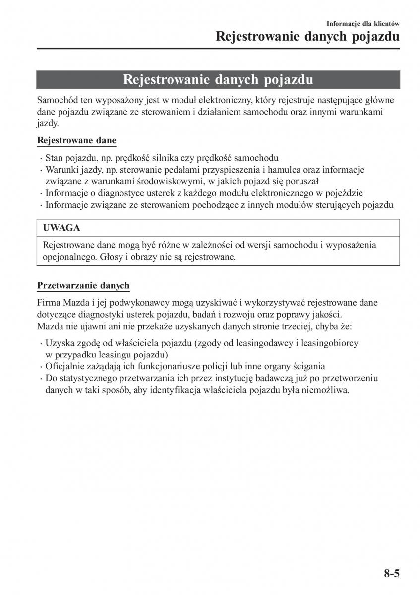 Mazda CX 3 instrukcja obslugi / page 637