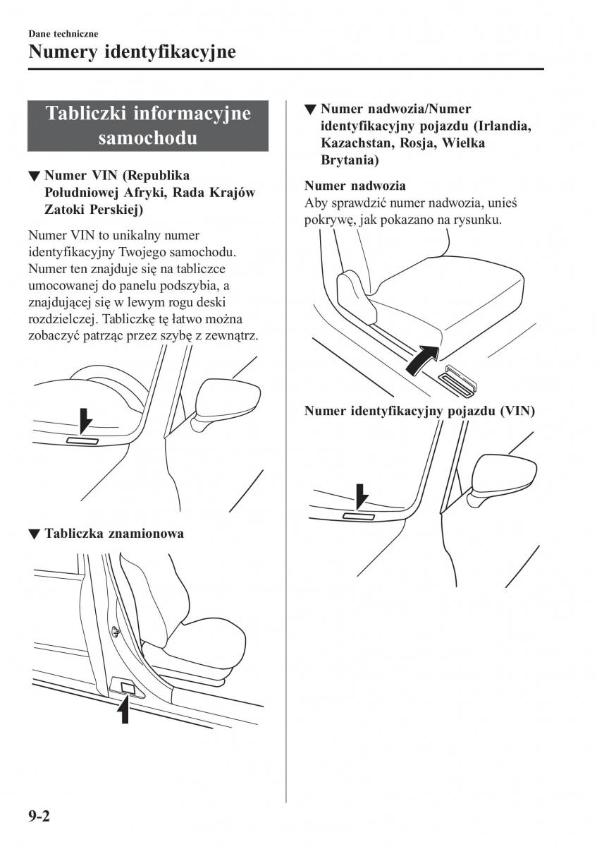 Mazda CX 3 instrukcja obslugi / page 658