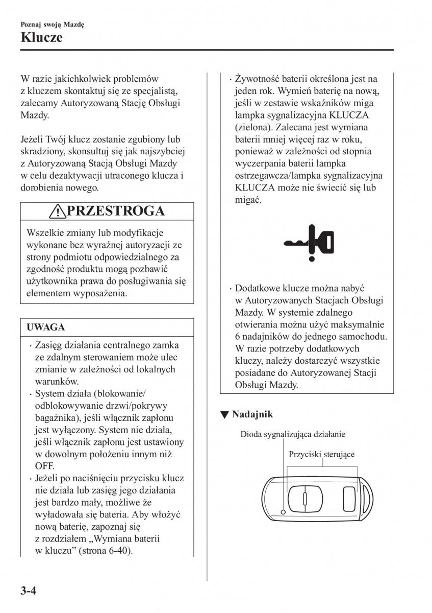 Mazda CX 3 instrukcja obslugi / page 84