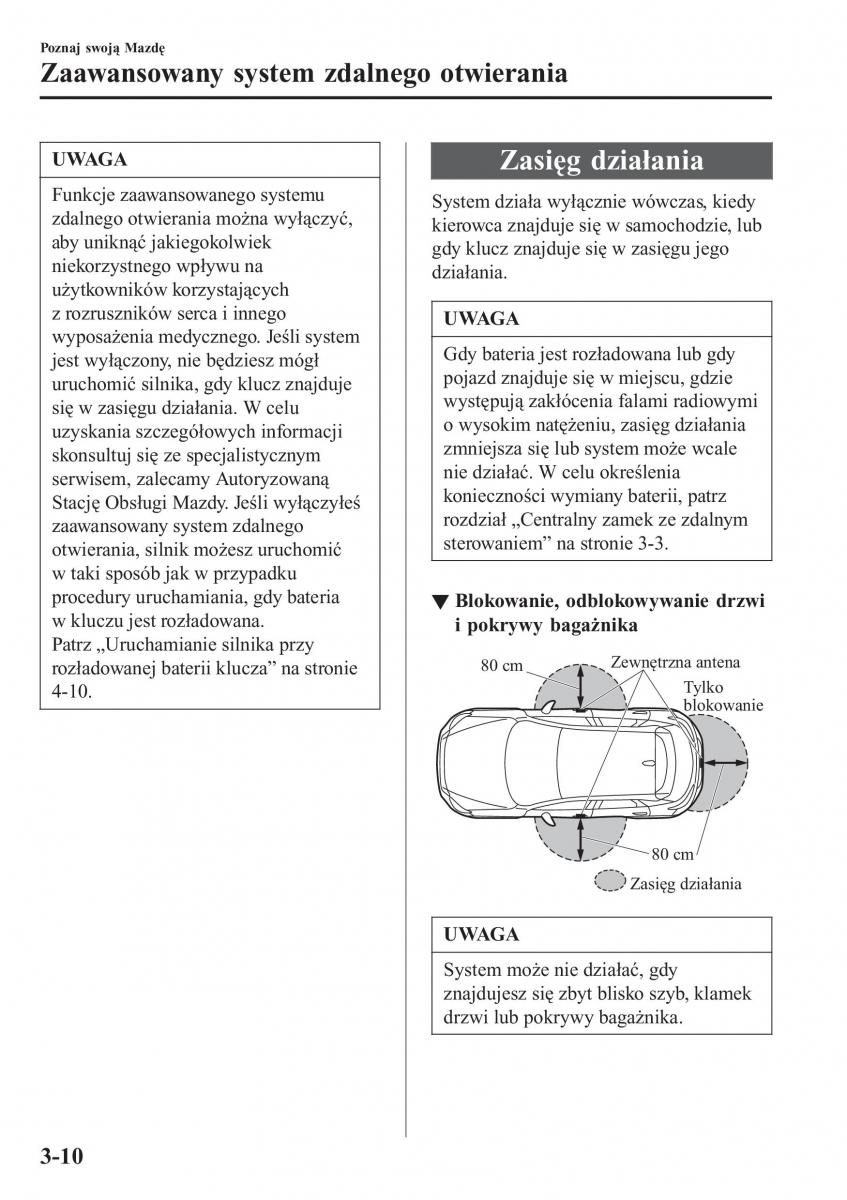 Mazda CX 3 instrukcja obslugi / page 90