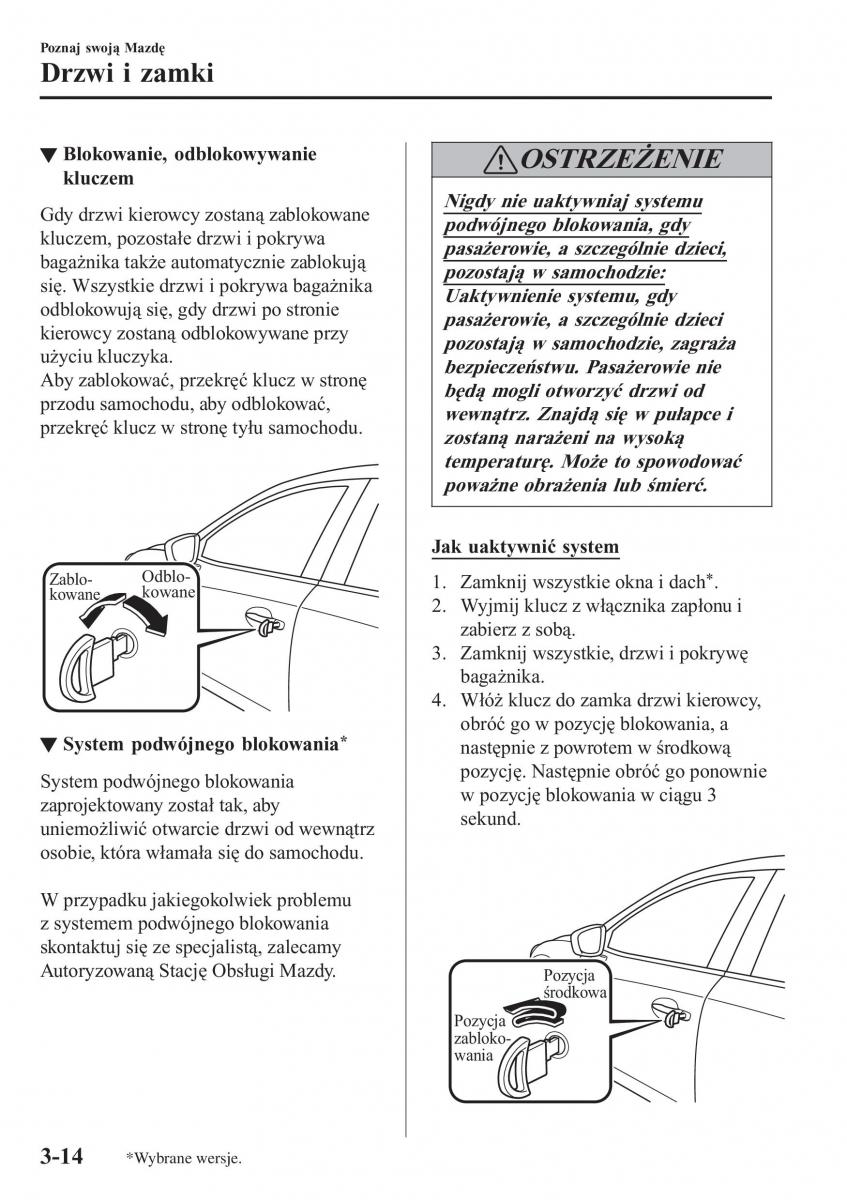 Mazda CX 3 instrukcja obslugi / page 94