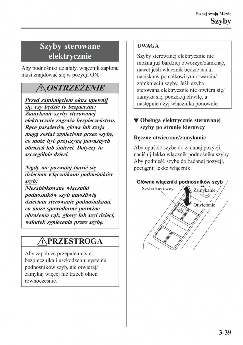 Mazda CX 3 instrukcja obslugi / page 119