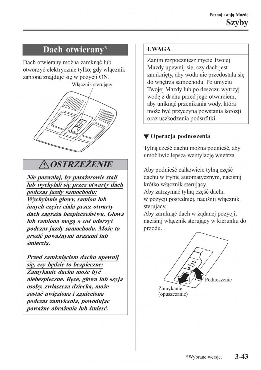 Mazda CX 3 instrukcja obslugi / page 123