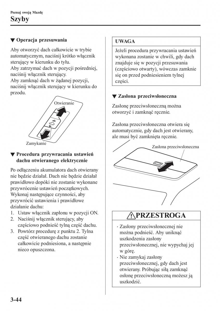 Mazda CX 3 instrukcja obslugi / page 124