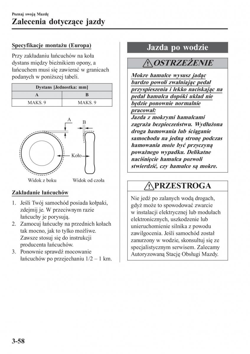 Mazda CX 3 instrukcja obslugi / page 138