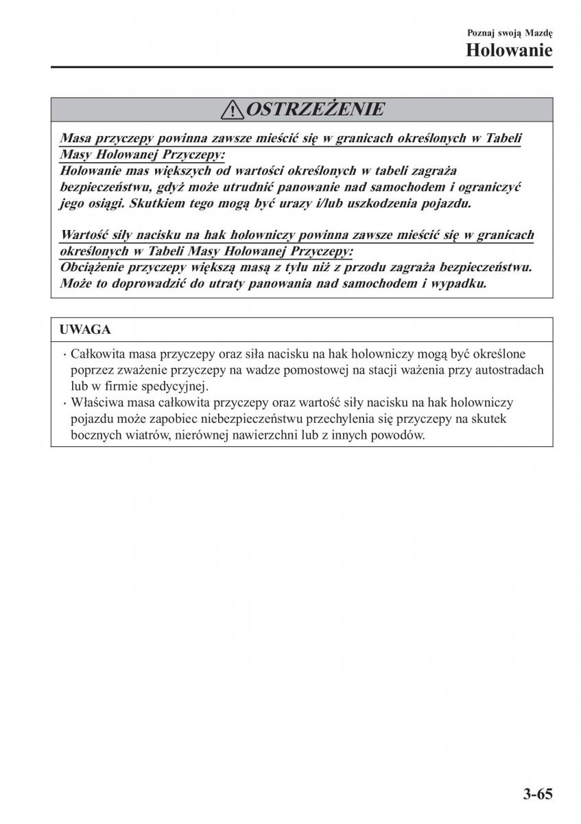 Mazda CX 3 instrukcja obslugi / page 145