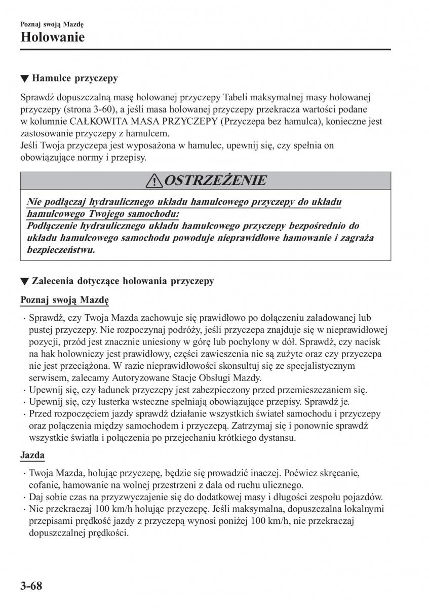 Mazda CX 3 instrukcja obslugi / page 148