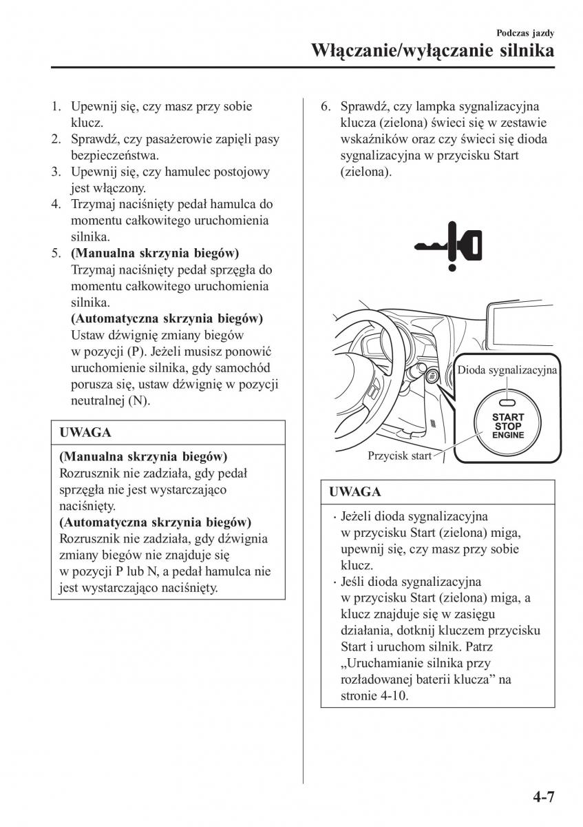 Mazda CX 3 instrukcja obslugi / page 157