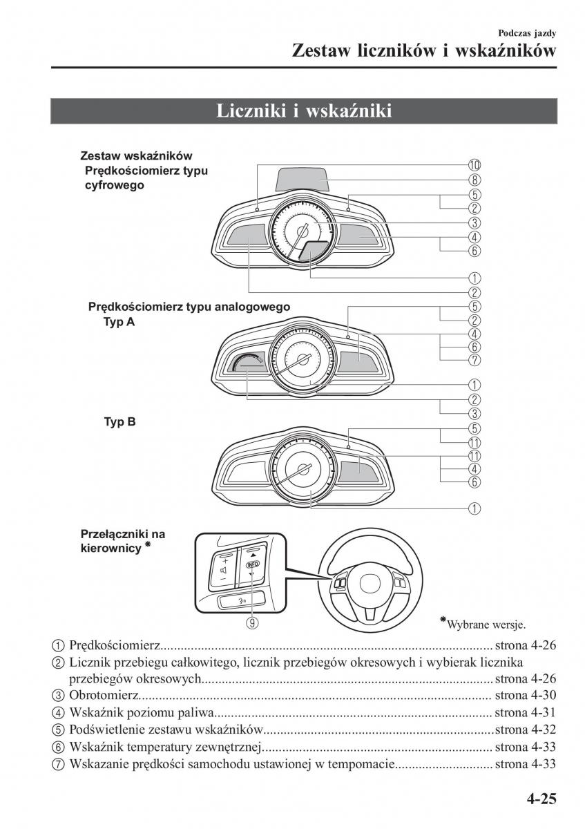 Mazda CX 3 instrukcja obslugi / page 175