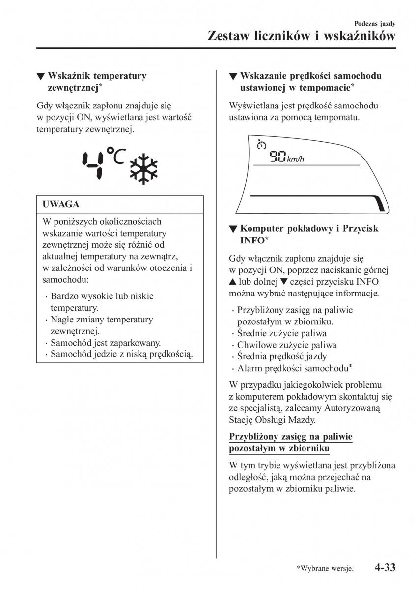 Mazda CX 3 instrukcja obslugi / page 183