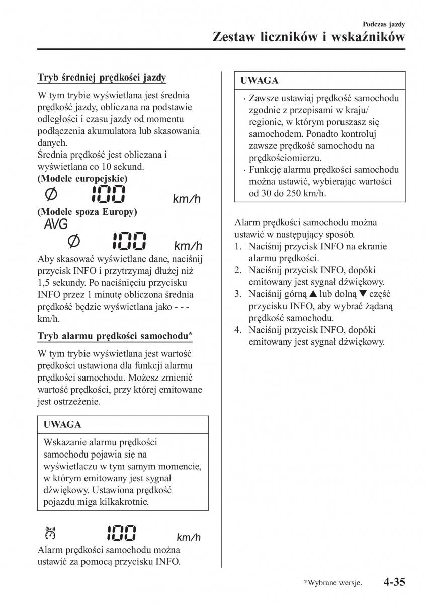 Mazda CX 3 instrukcja obslugi / page 185