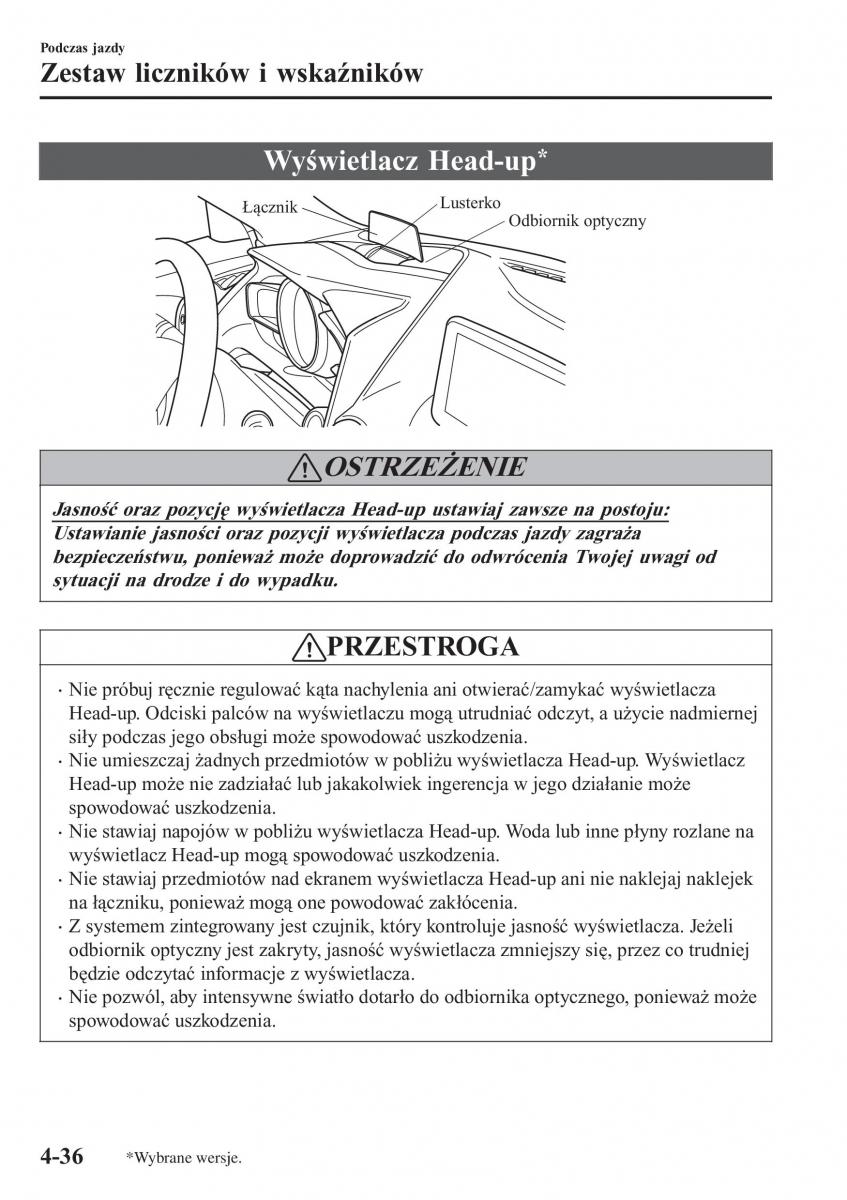 Mazda CX 3 instrukcja obslugi / page 186