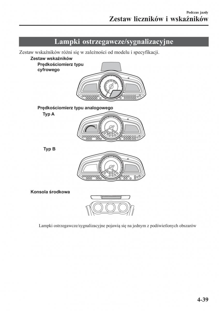 Mazda CX 3 instrukcja obslugi / page 189