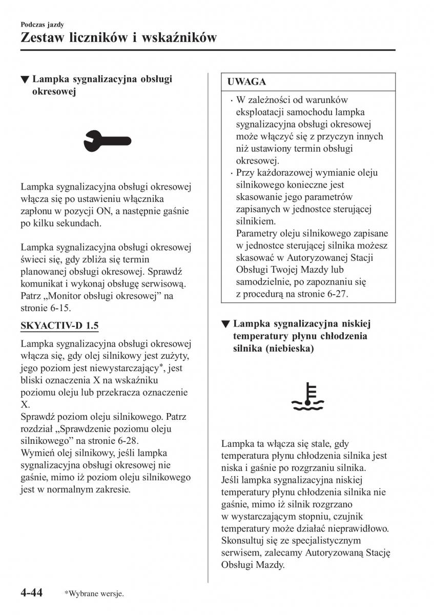 Mazda CX 3 instrukcja obslugi / page 194