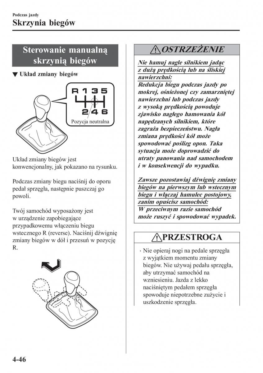 Mazda CX 3 instrukcja obslugi / page 196