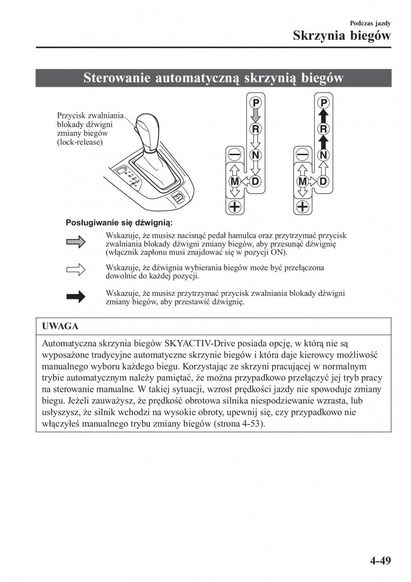 Mazda CX 3 instrukcja obslugi / page 199