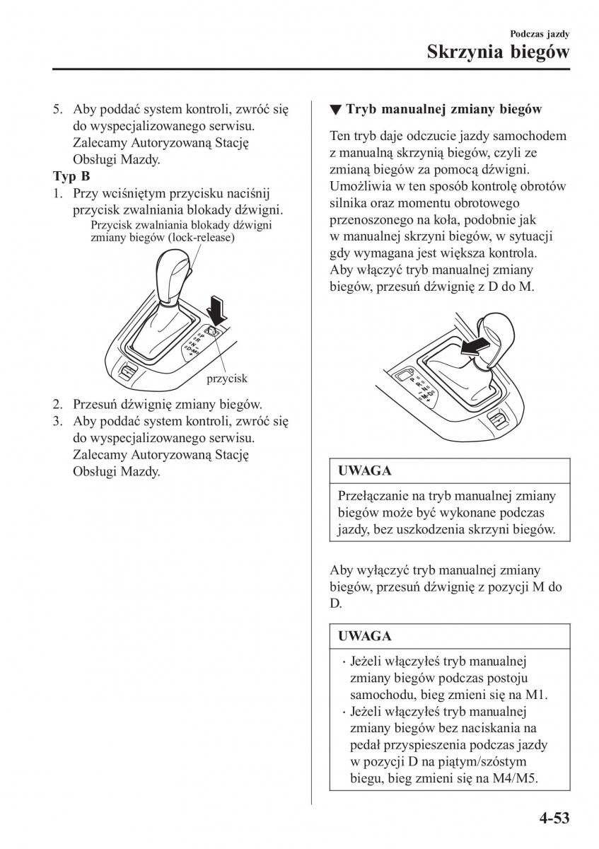 Mazda CX 3 instrukcja obslugi / page 203