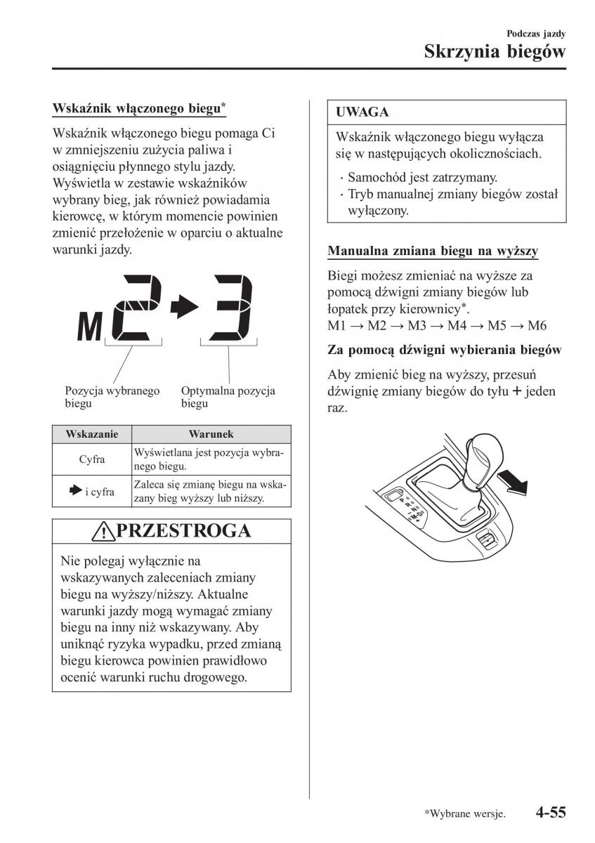 Mazda CX 3 instrukcja obslugi / page 205