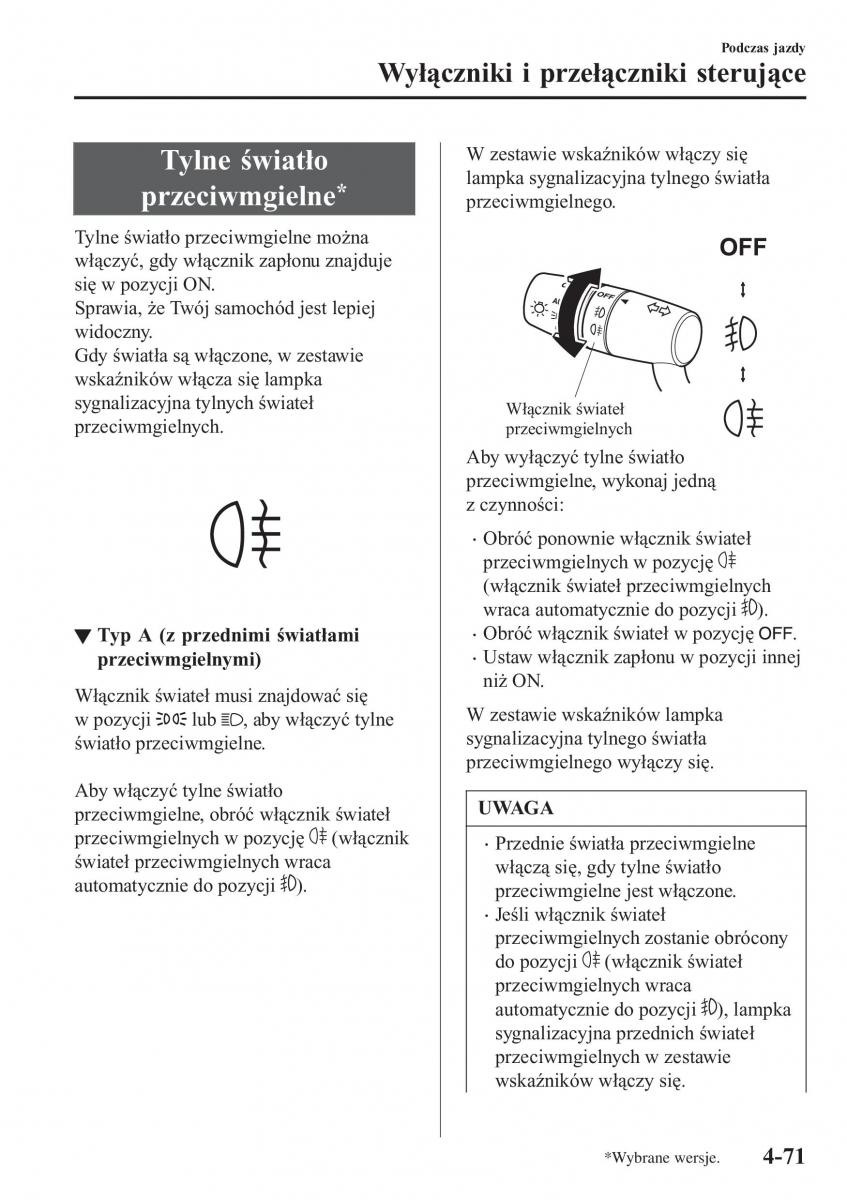 Mazda CX 3 instrukcja obslugi / page 221