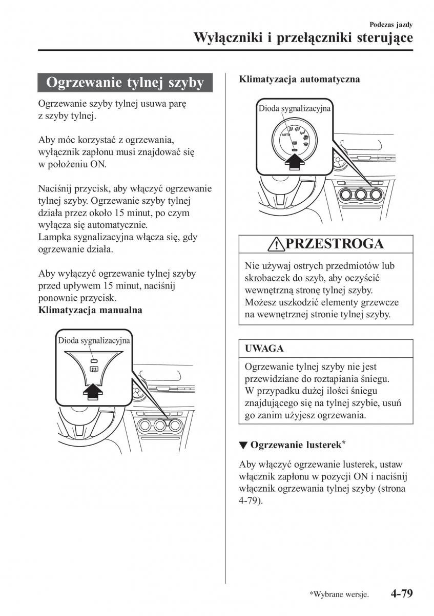 Mazda CX 3 instrukcja obslugi / page 229