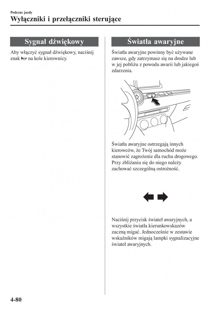 Mazda CX 3 instrukcja obslugi / page 230