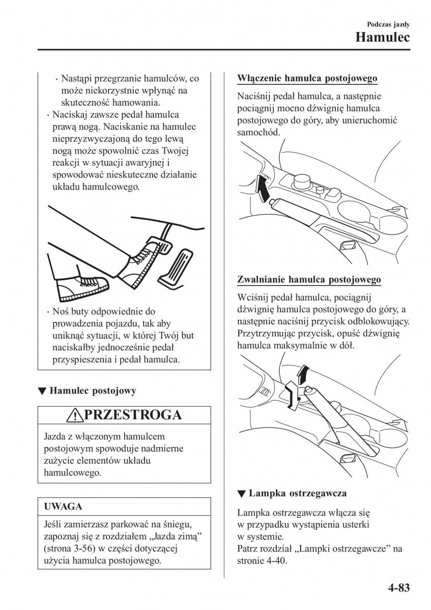 Mazda CX 3 instrukcja obslugi / page 233