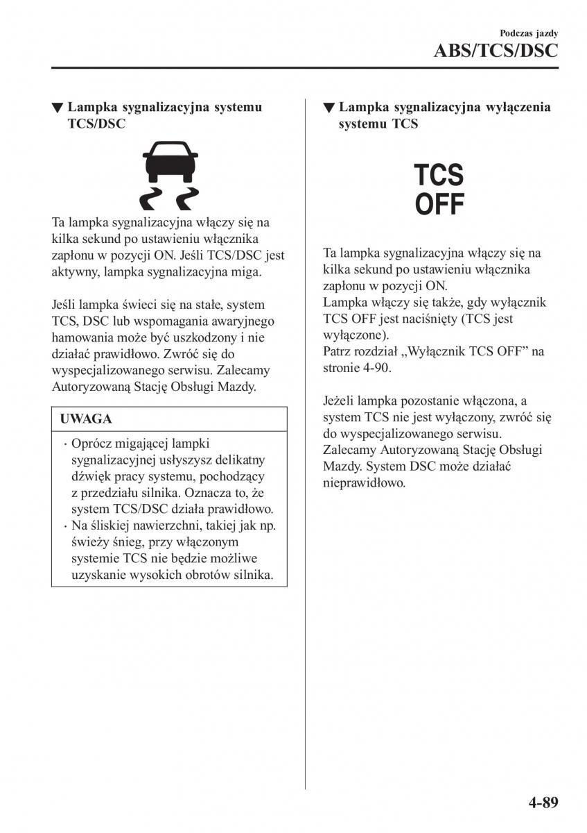 Mazda CX 3 instrukcja obslugi / page 239