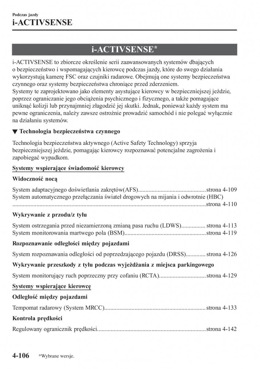 Mazda CX 3 instrukcja obslugi / page 256