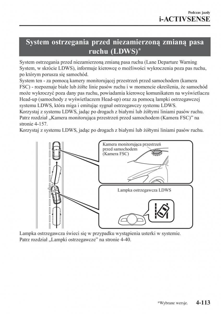 Mazda CX 3 instrukcja obslugi / page 263