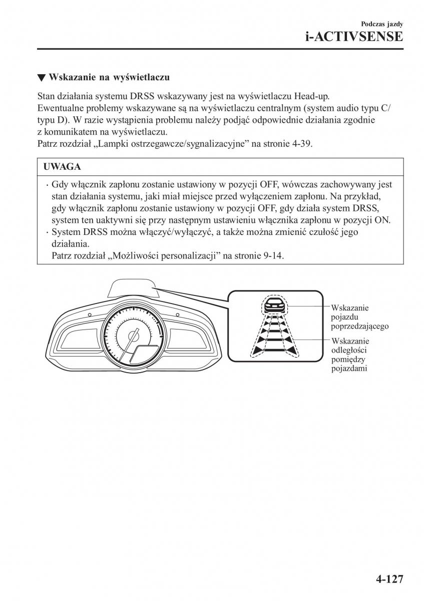 Mazda CX 3 instrukcja obslugi / page 277