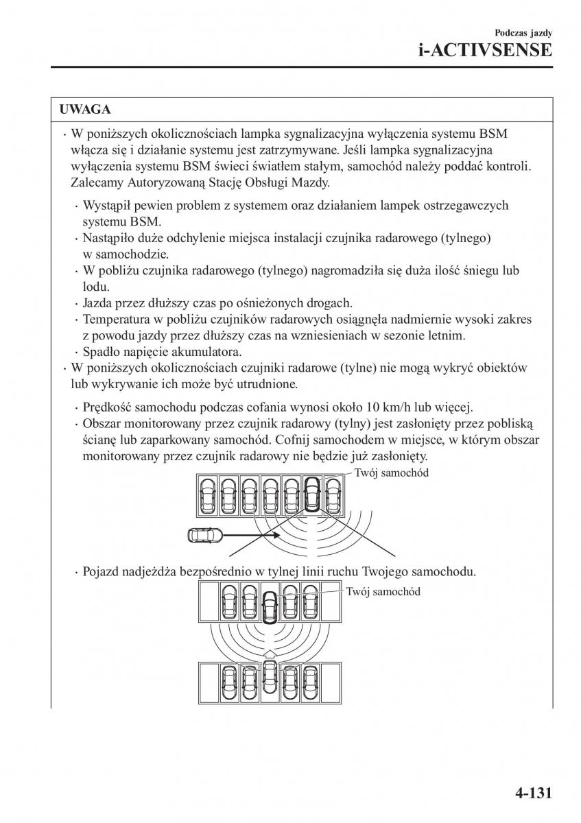 Mazda CX 3 instrukcja obslugi / page 281