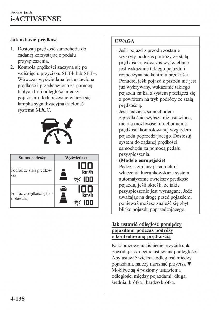 Mazda CX 3 instrukcja obslugi / page 288