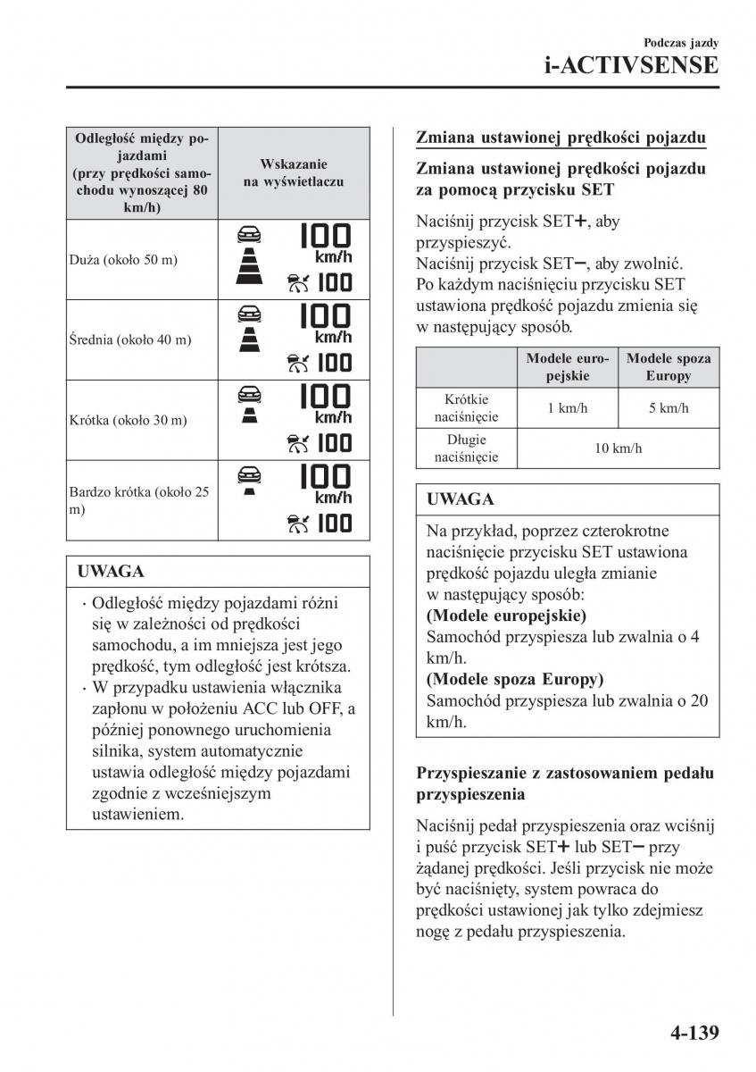 Mazda CX 3 instrukcja obslugi / page 289