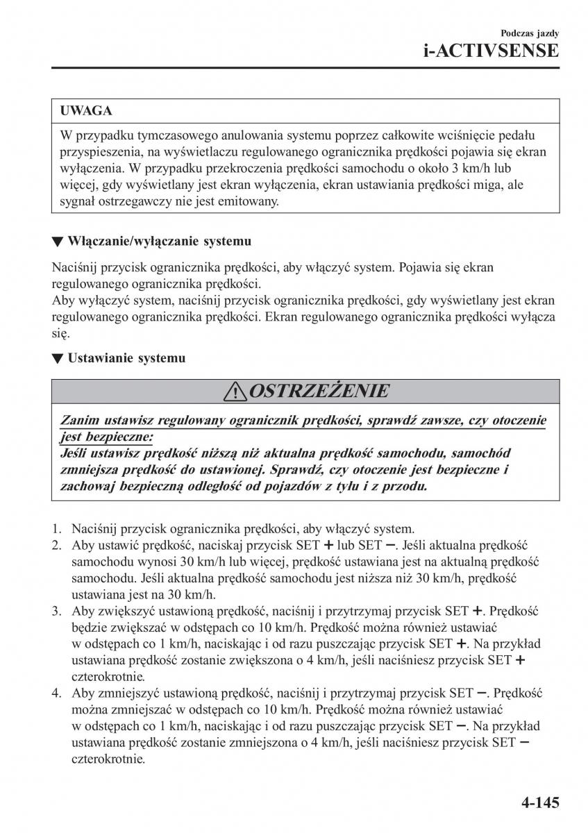 Mazda CX 3 instrukcja obslugi / page 295