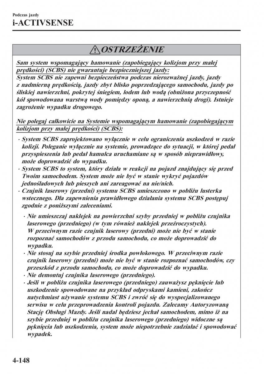 Mazda CX 3 instrukcja obslugi / page 298