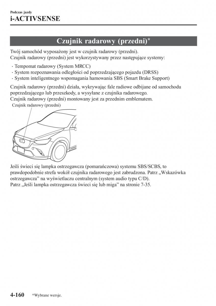 Mazda CX 3 instrukcja obslugi / page 310