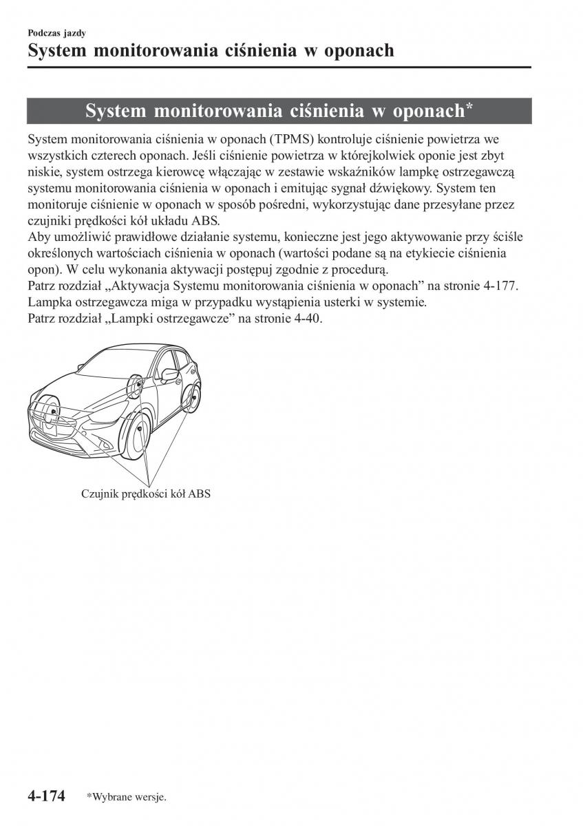 Mazda CX 3 instrukcja obslugi / page 324