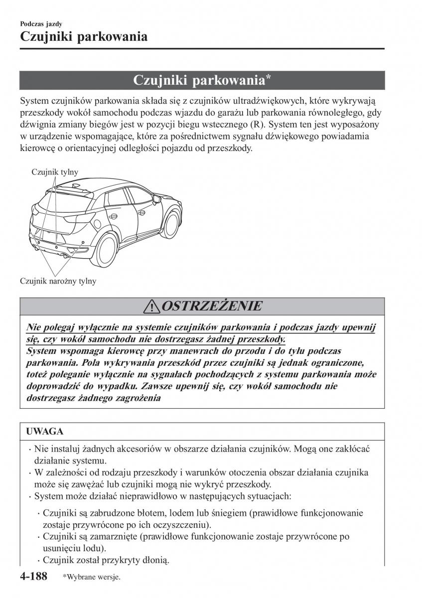 Mazda CX 3 instrukcja obslugi / page 338