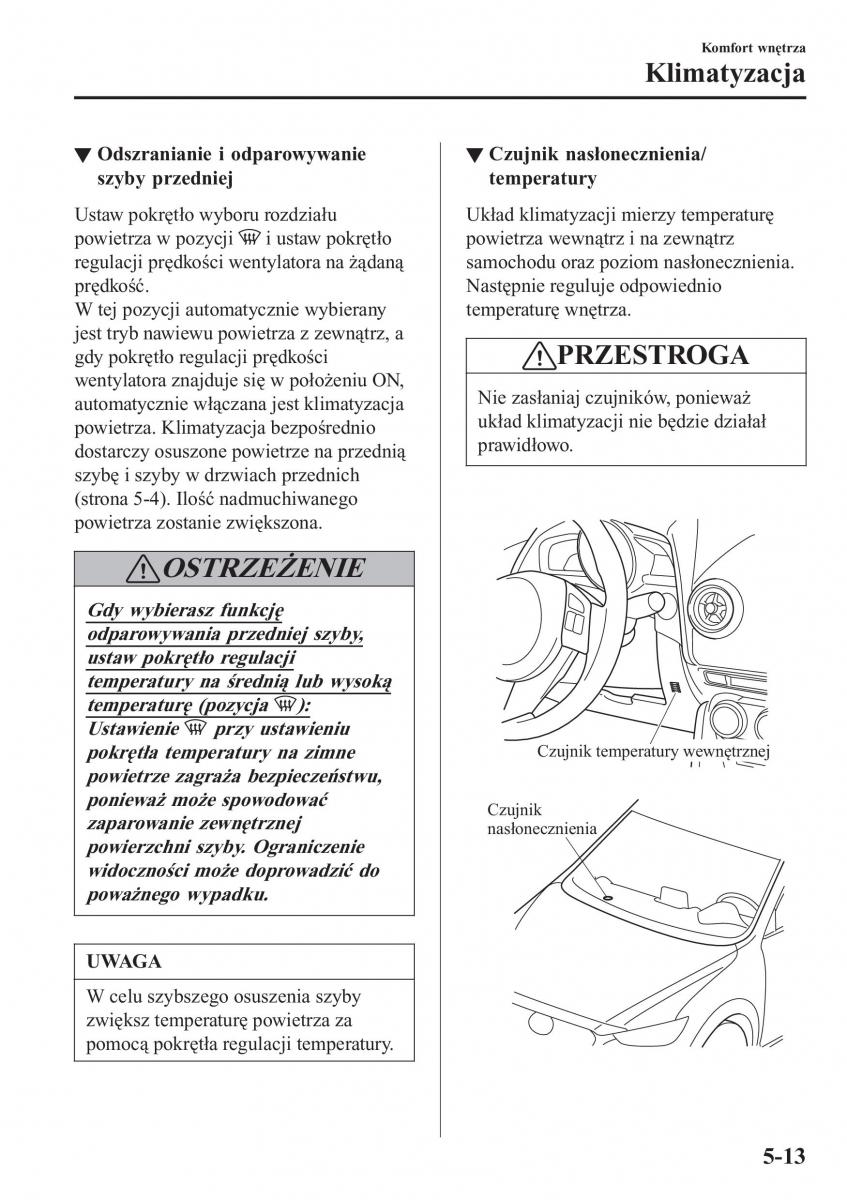 Mazda CX 3 instrukcja obslugi / page 357