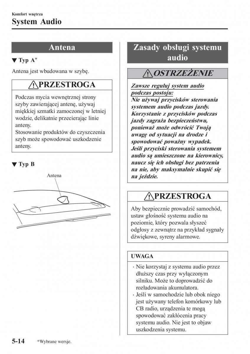 Mazda CX 3 instrukcja obslugi / page 358