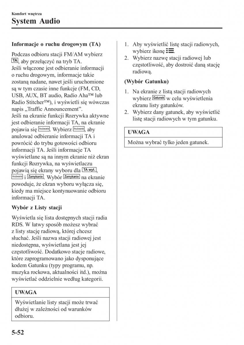 Mazda CX 3 instrukcja obslugi / page 396