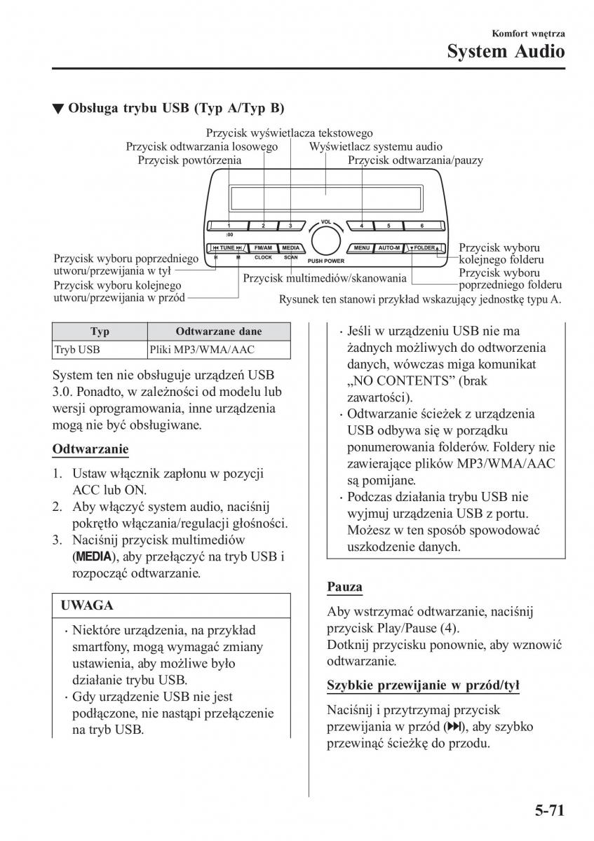 Mazda CX 3 instrukcja obslugi / page 415